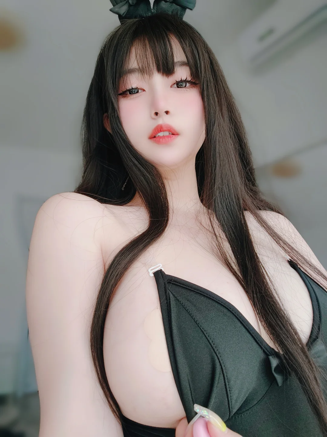 女主K - 黑丝兔女郎 [102P-352MB] tg@simisebaisi 【丝足阁】088.webp